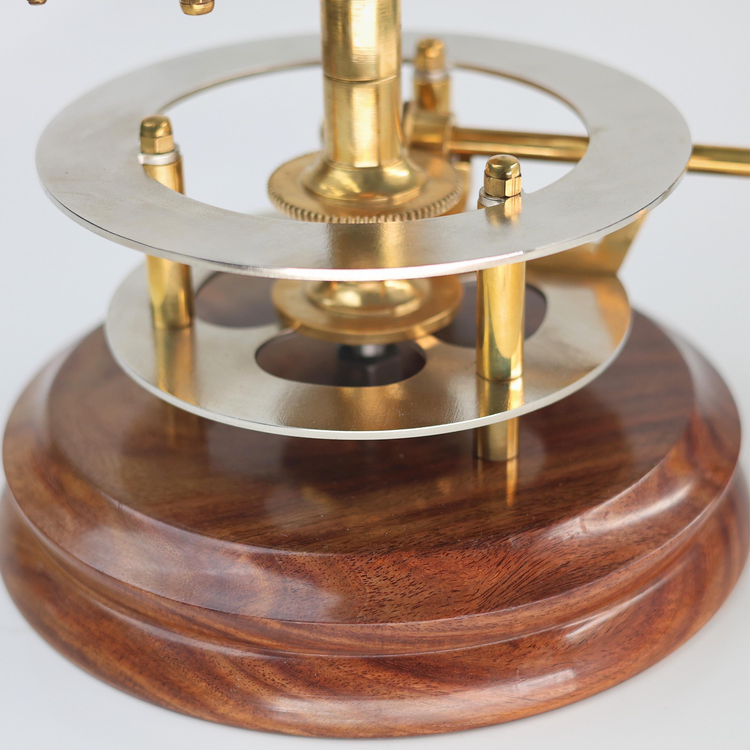 Functional Brass Solar System Orrery, Museum view 3
