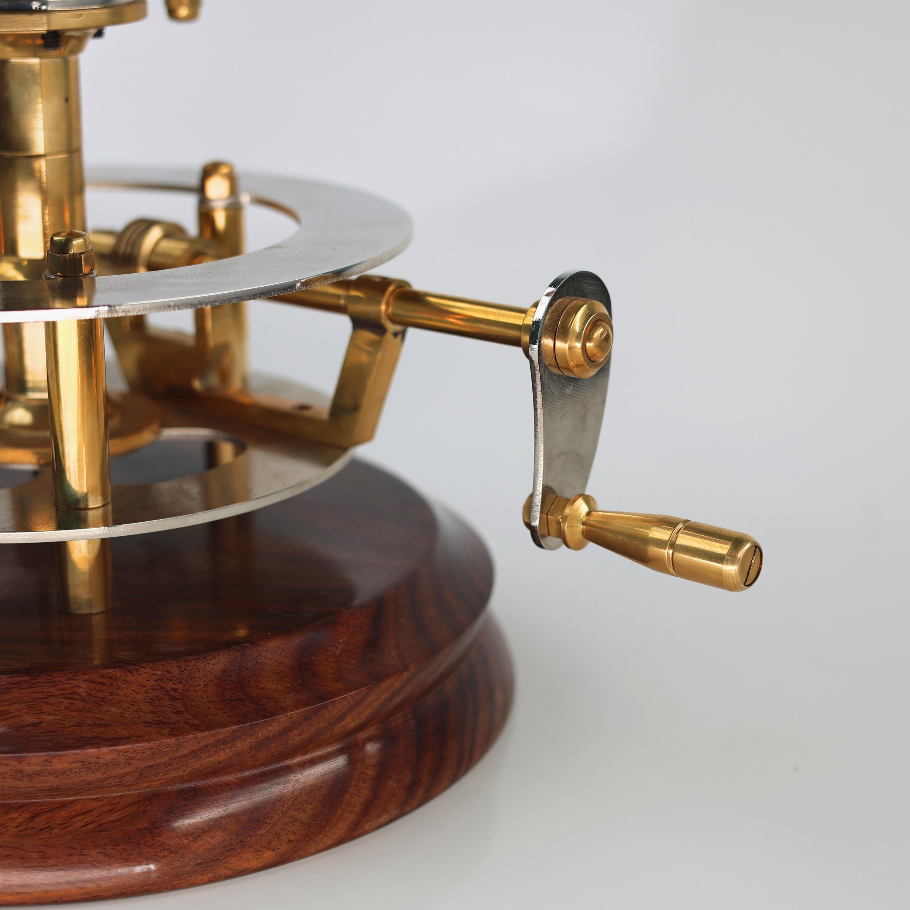Functional Brass Solar System Orrery, Museum view 4