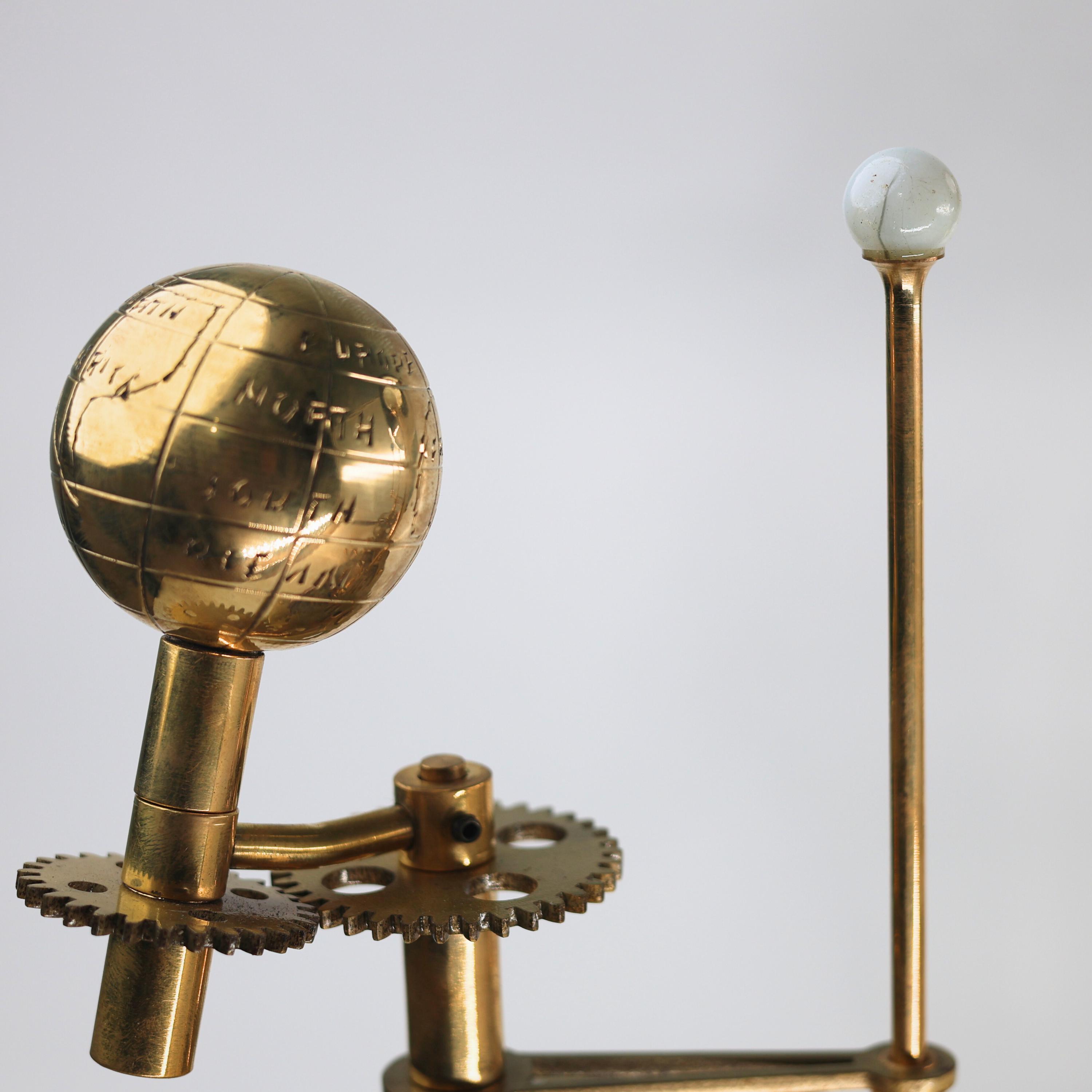 Brass Solar System Orrery, Museum Display view 5