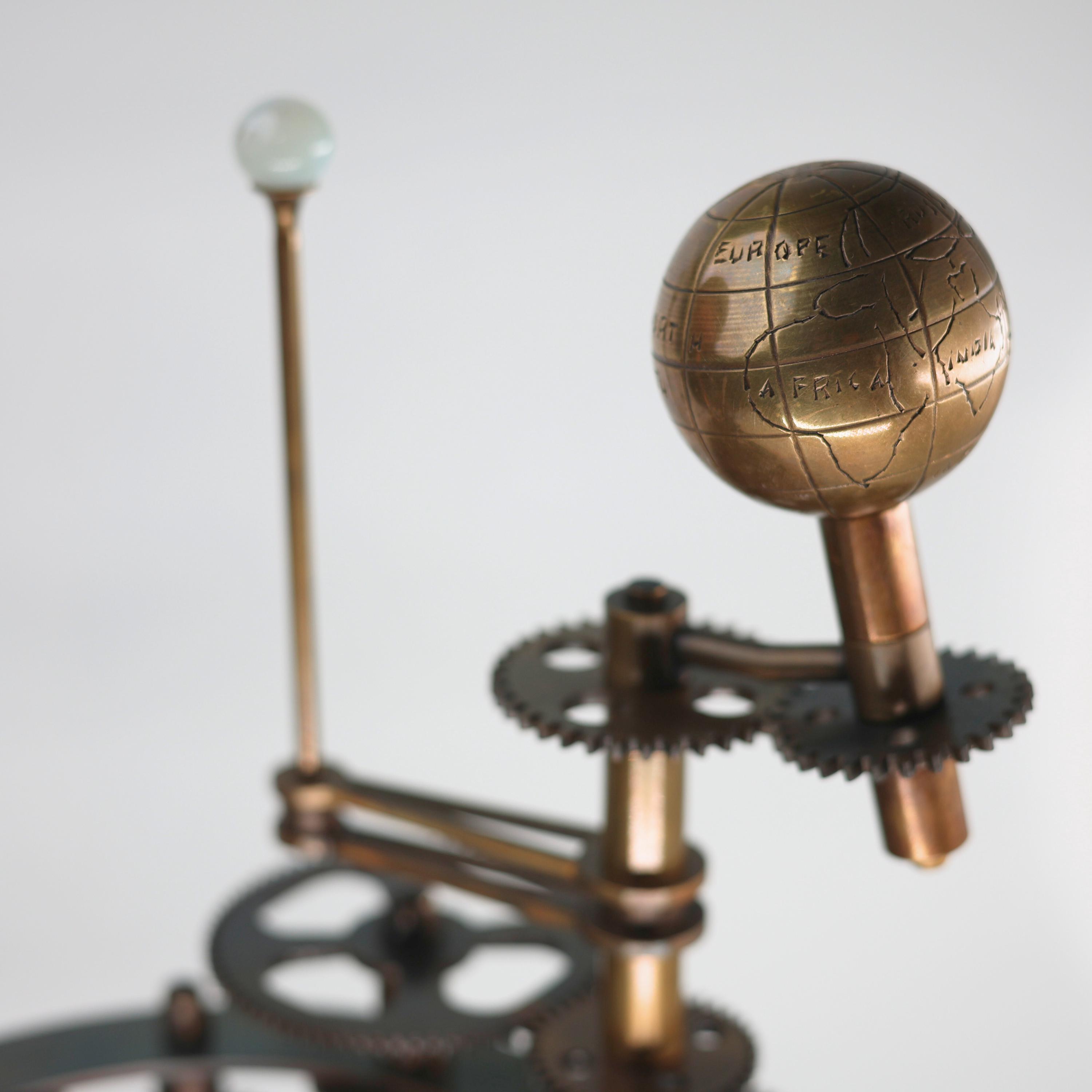Brass Solar System Orrery, Museum Display view 4