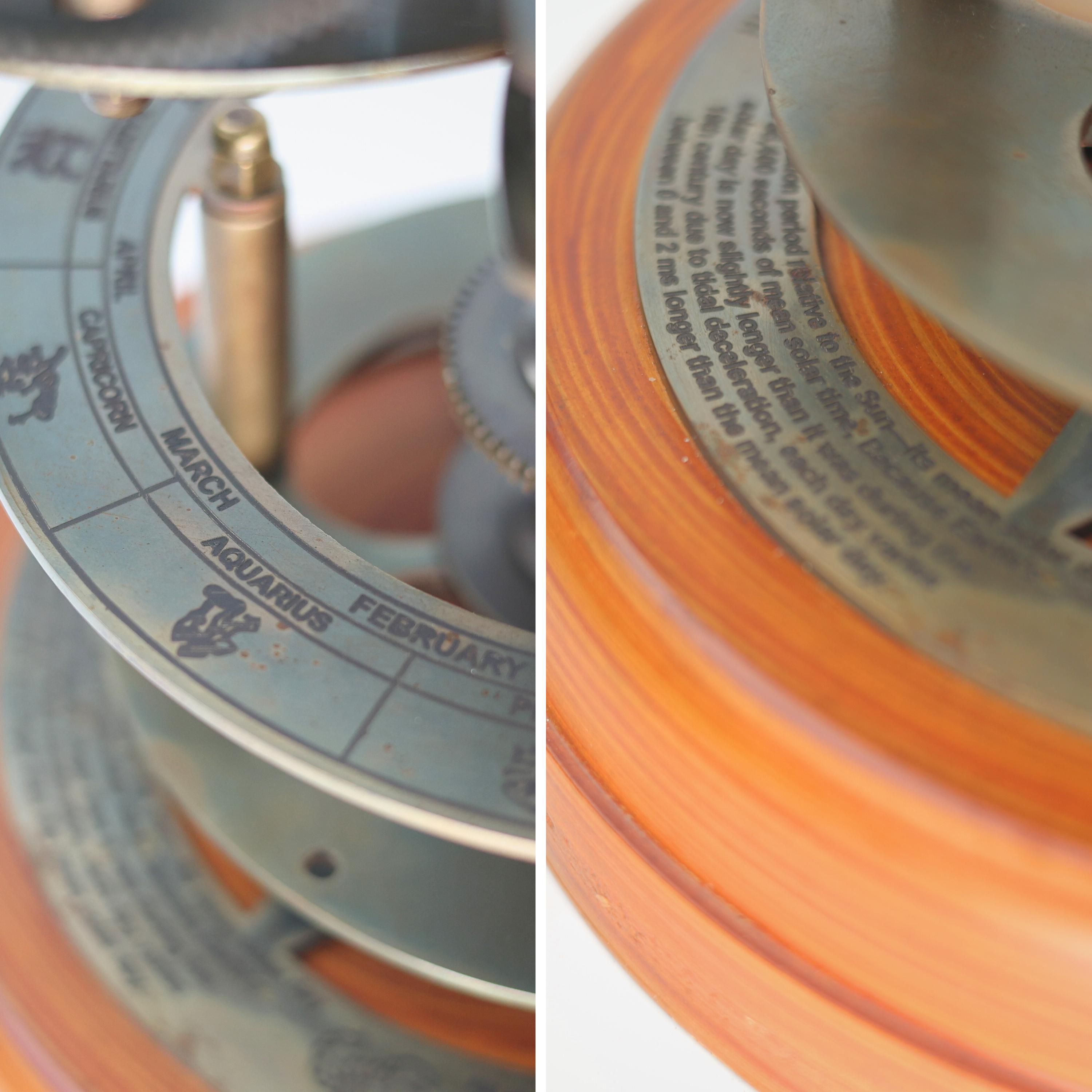Brass Solar System Orrery, Museum Display view 6