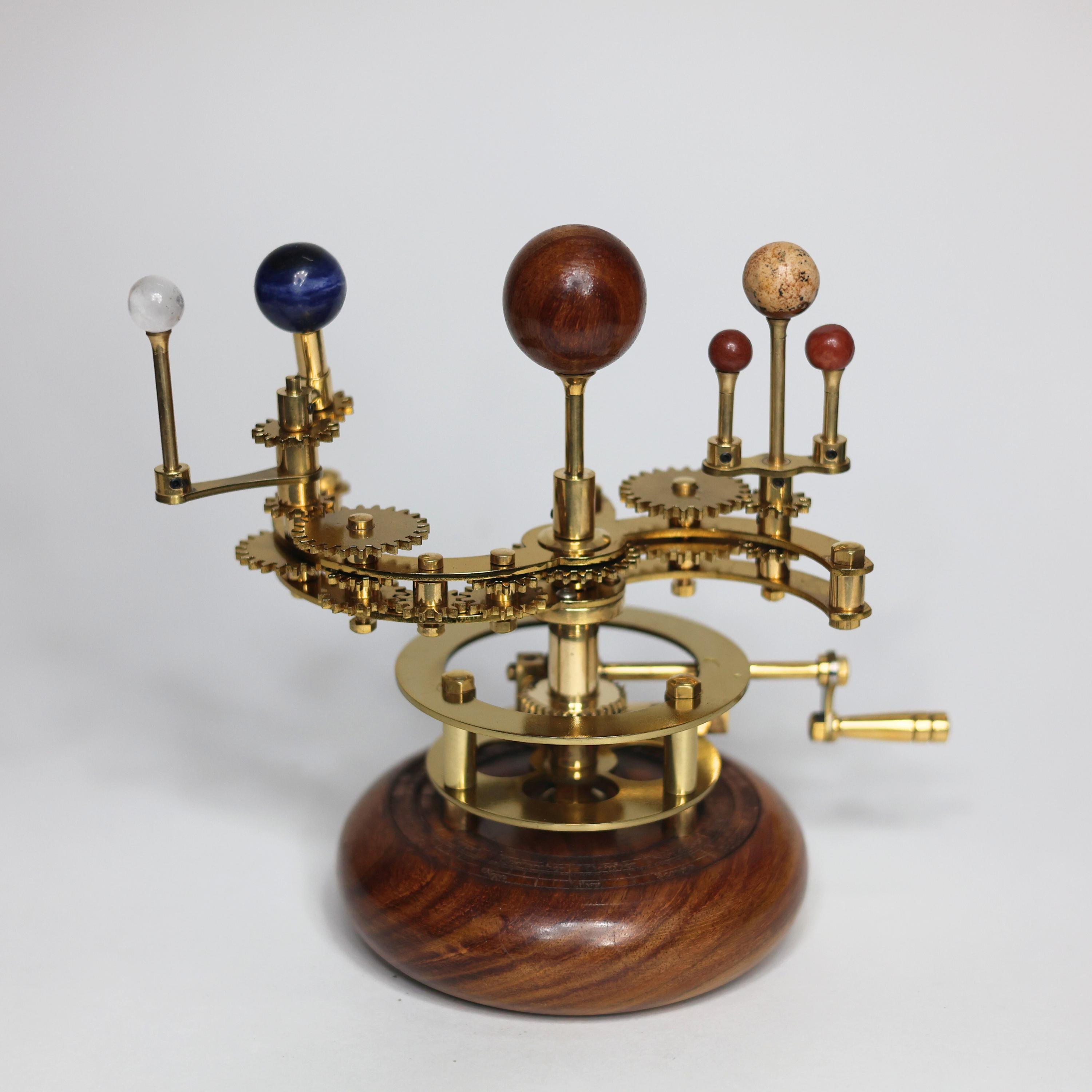 Gold-Finish Brass Orrery, Desk Model view 6