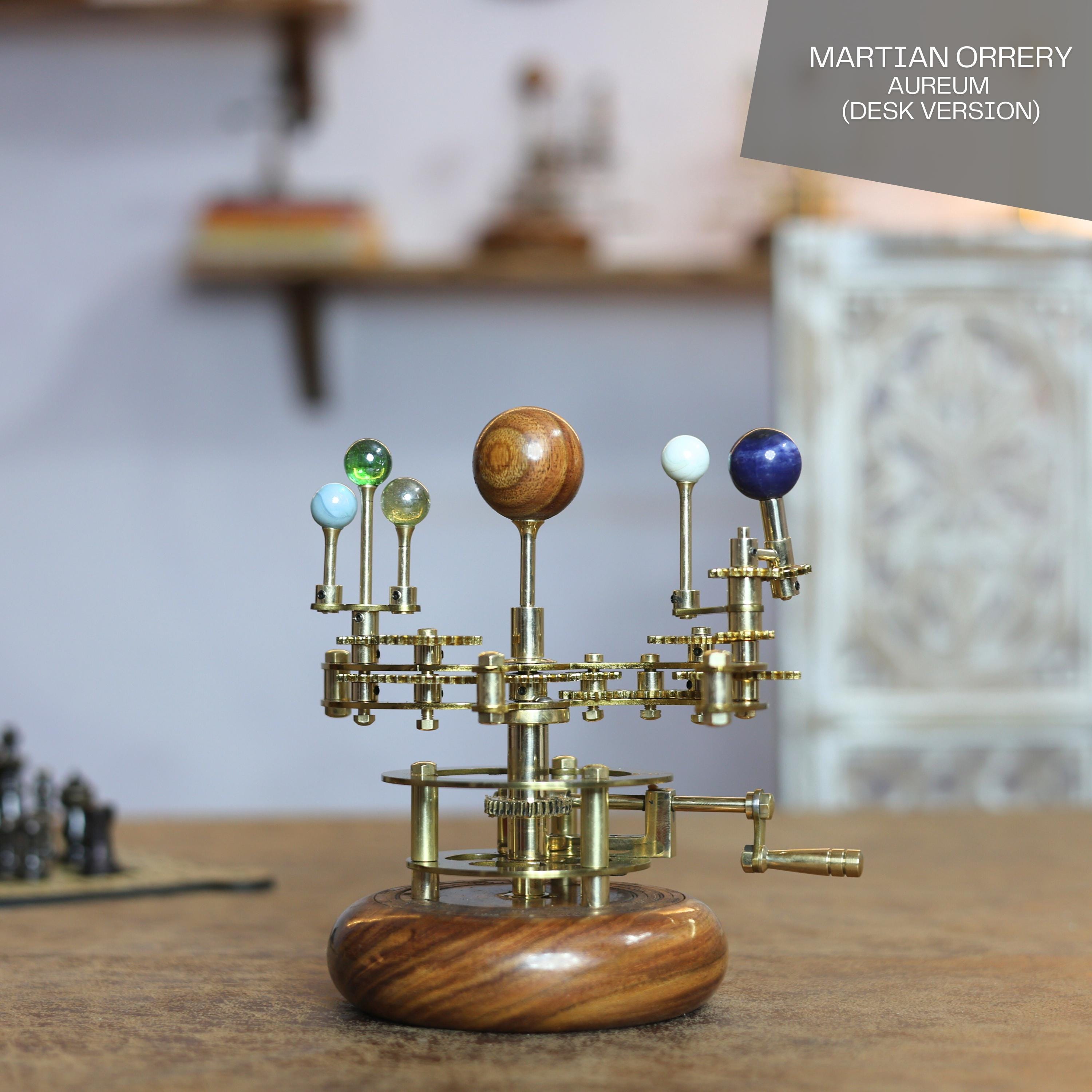 Gold-Finish Brass Orrery, Desk Model view 7