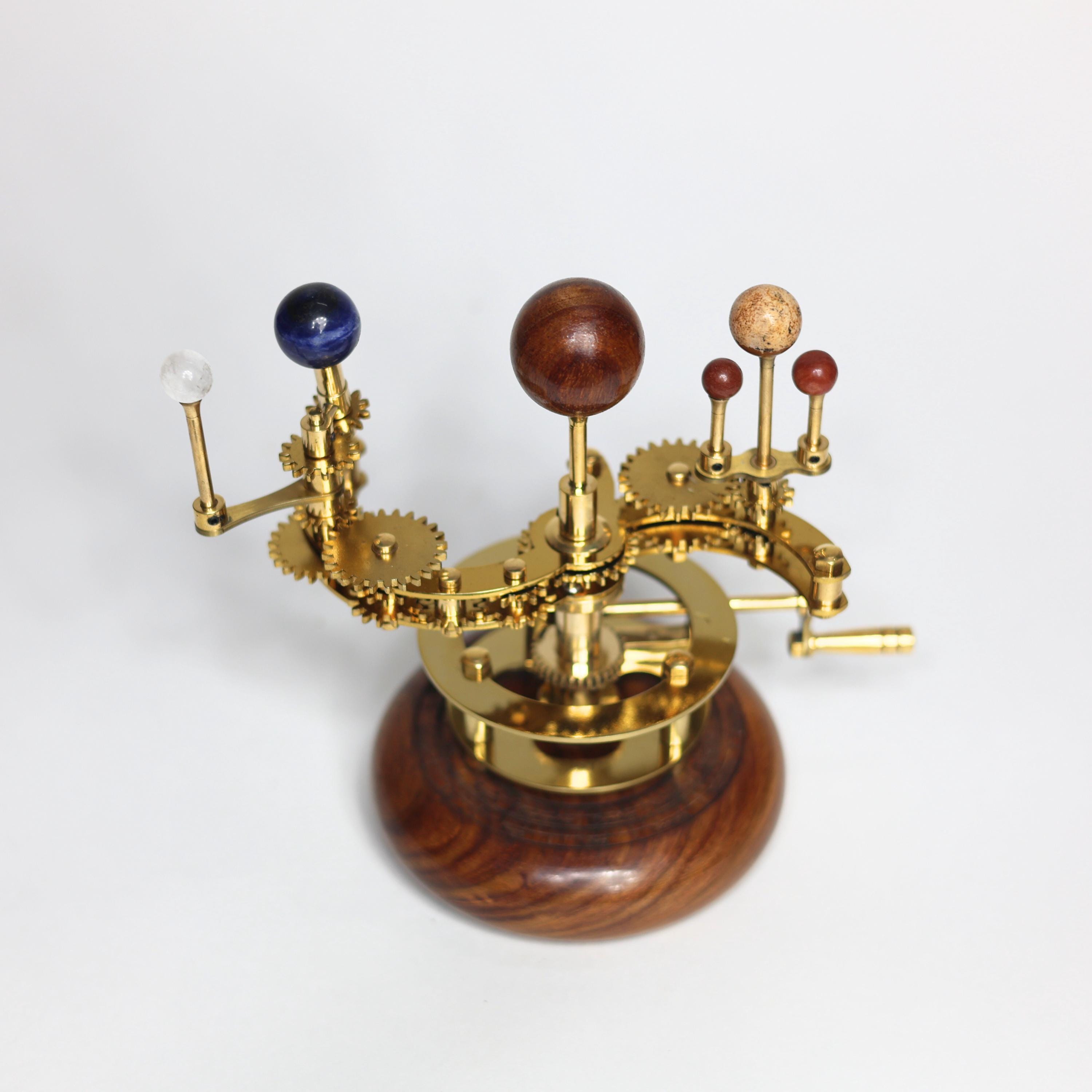 Gold-Finish Brass Orrery, Desk Model view 8