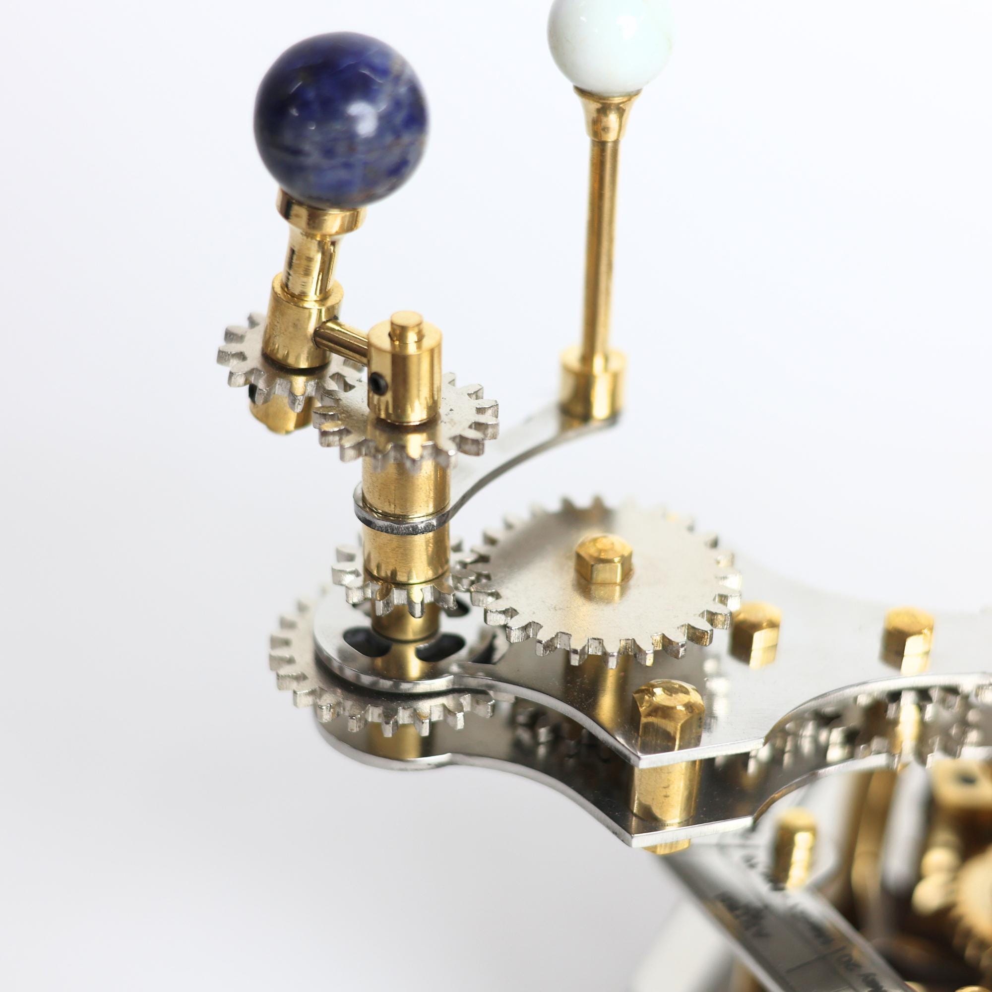 Steampunk-Style Brass Orrery, Desk Model view 7