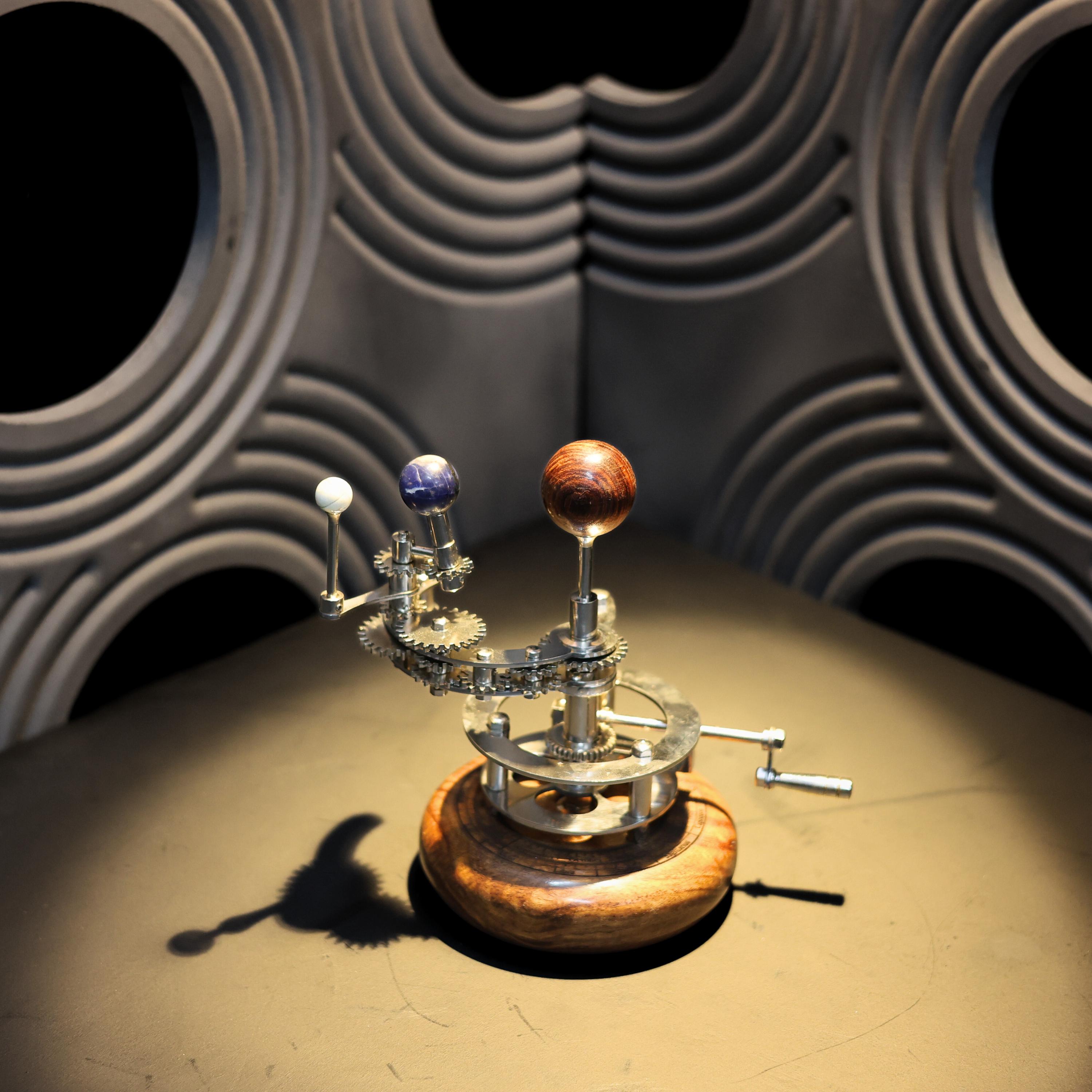 Brass Orrery with Gemstone Planets, Standard view 7