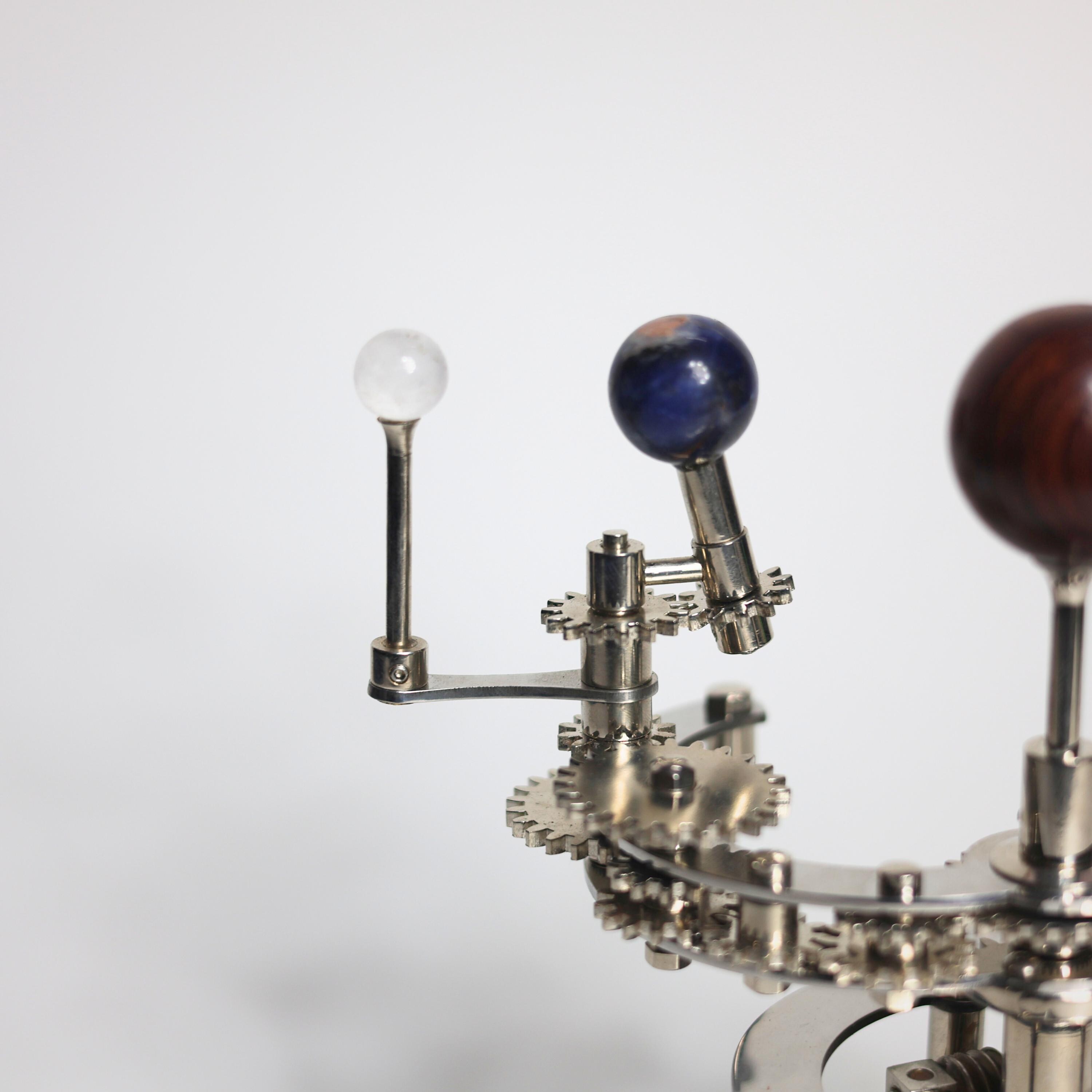 Brass Orrery with Gemstone Planets, Standard view 10