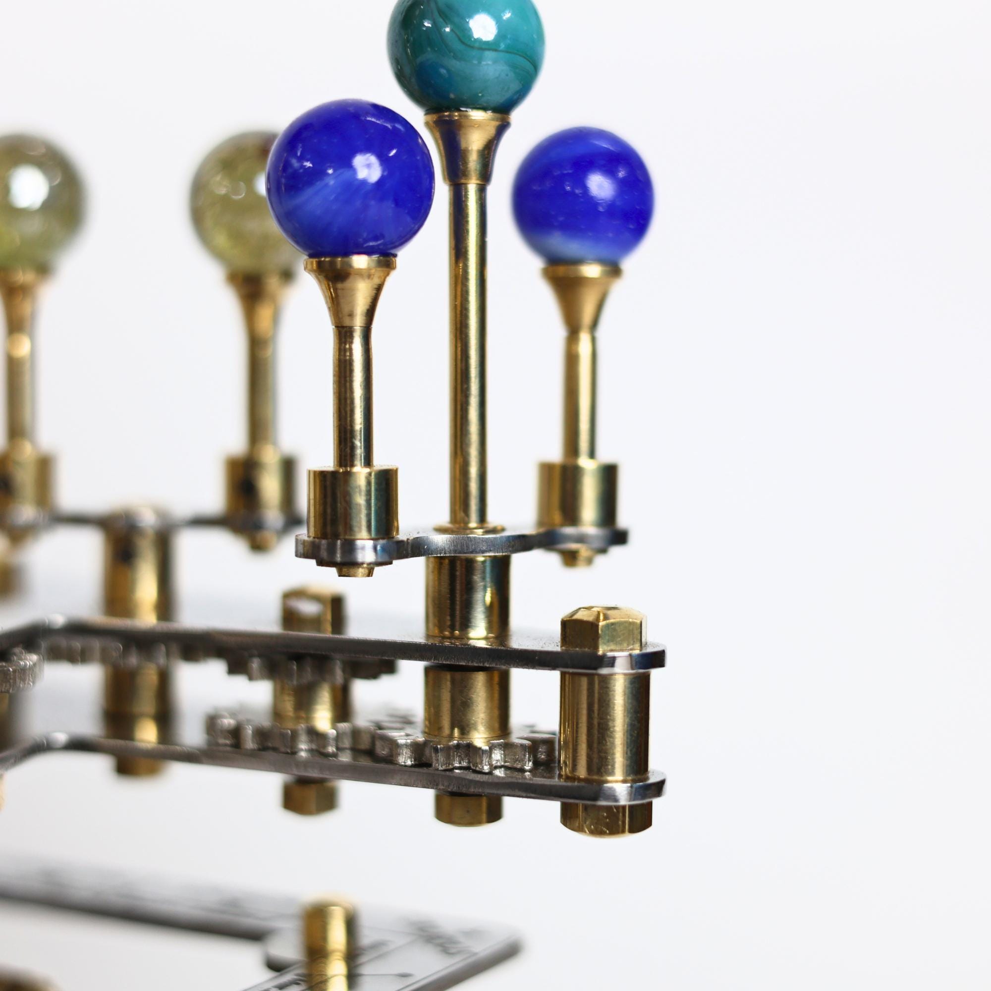 Brass Solar System Orrery, Compact Desk Edition view 10