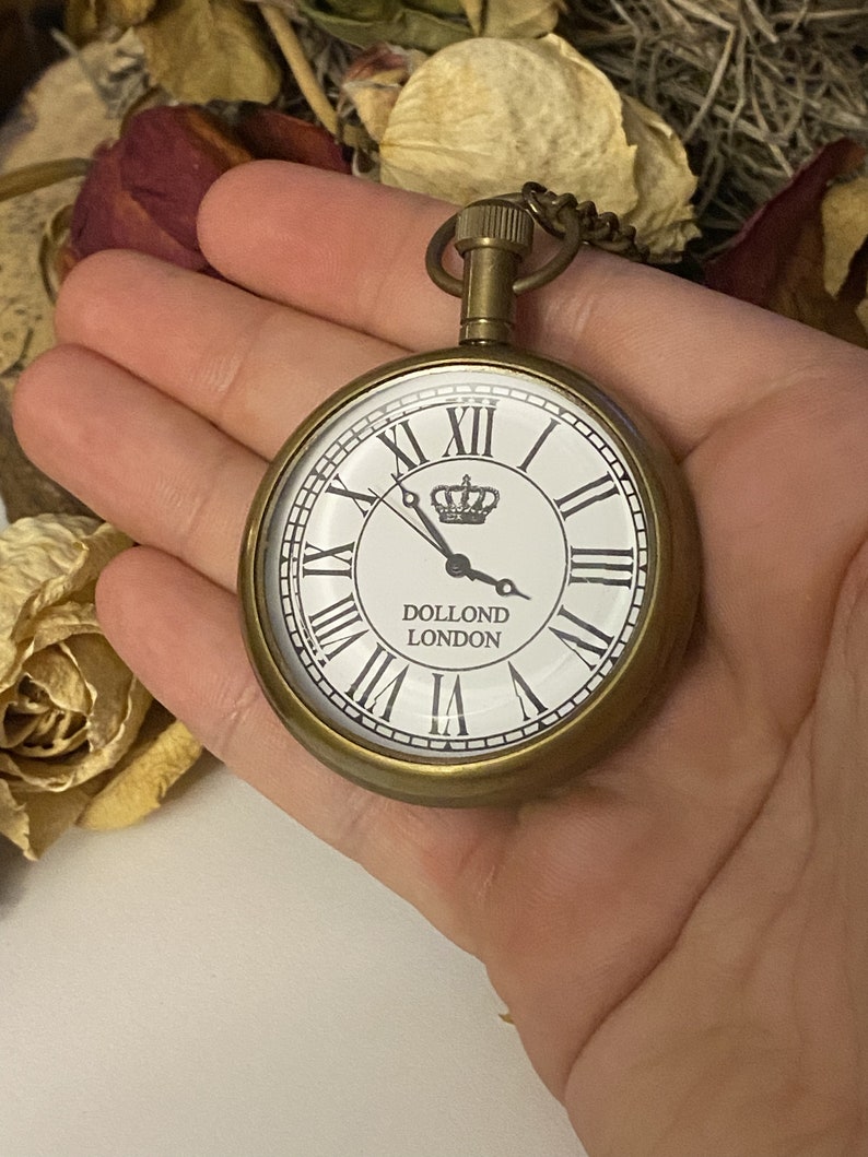 Brass Pocket Watch — Choice of Gift Box view 2