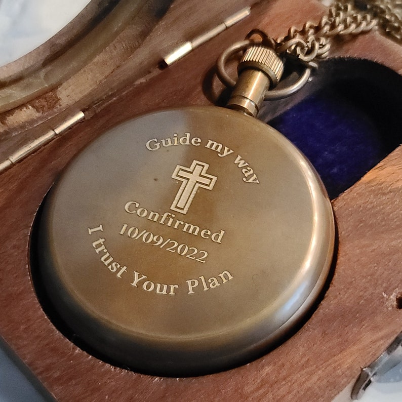 Brass Pocket Watch — Choice of Gift Box view 10