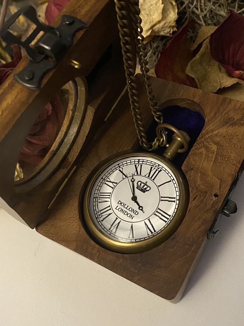 Brass Pocket Watch — Choice of Gift Box view 11