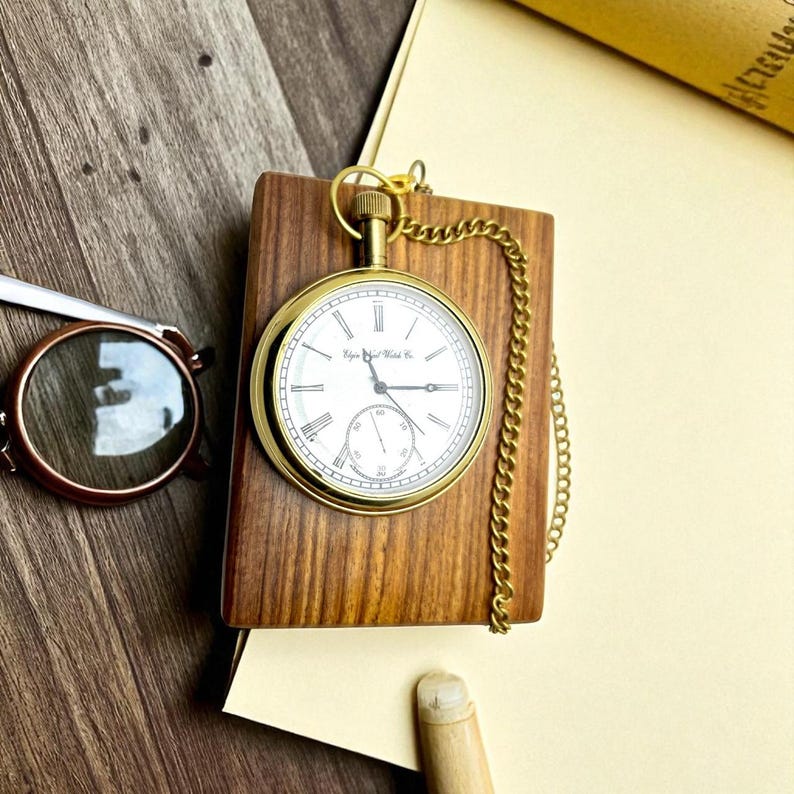Nickel Pocket Watch — Choice of Gift Box view 10