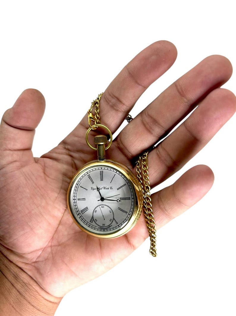 Nickel Pocket Watch — Choice of Gift Box view 11