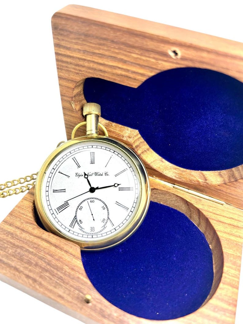Nickel Pocket Watch — Choice of Gift Box view 12