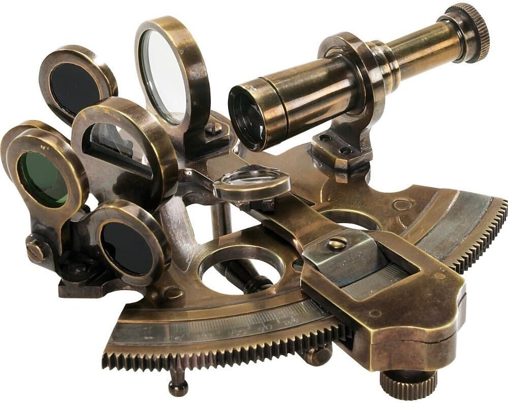 Bronze Antique Brass Pocket Sextant without Case view 6