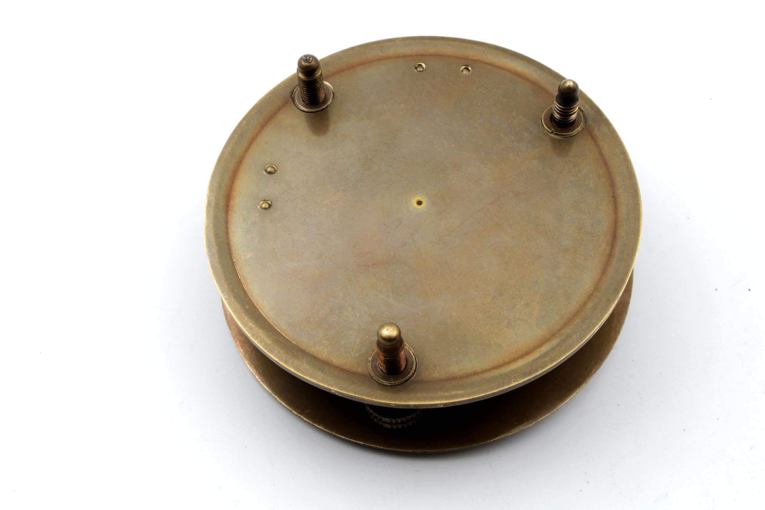 Antique Brass Sundial Compass with Leather Presentation Box view 6