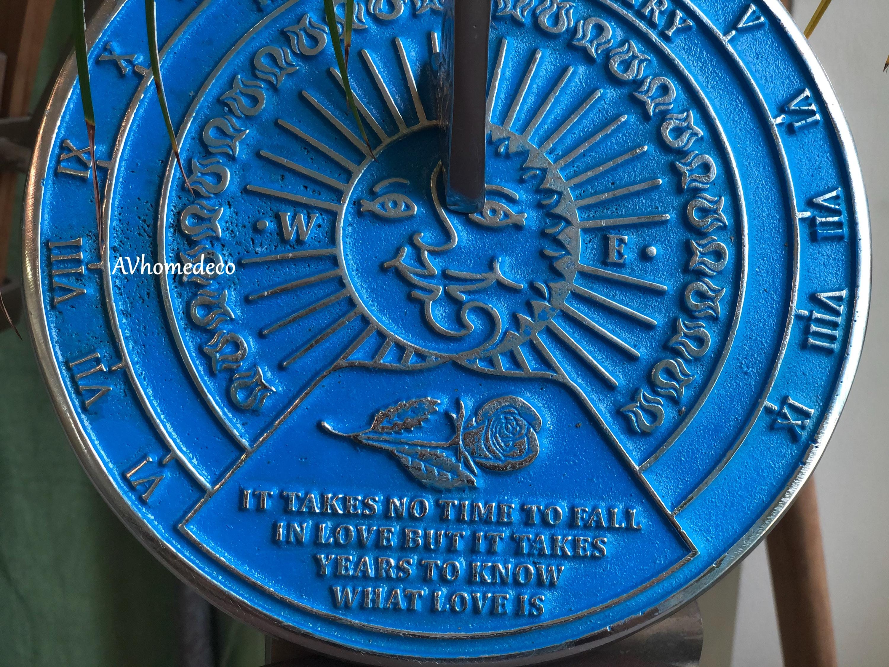 Classic Round Brass Garden Sundial view 5