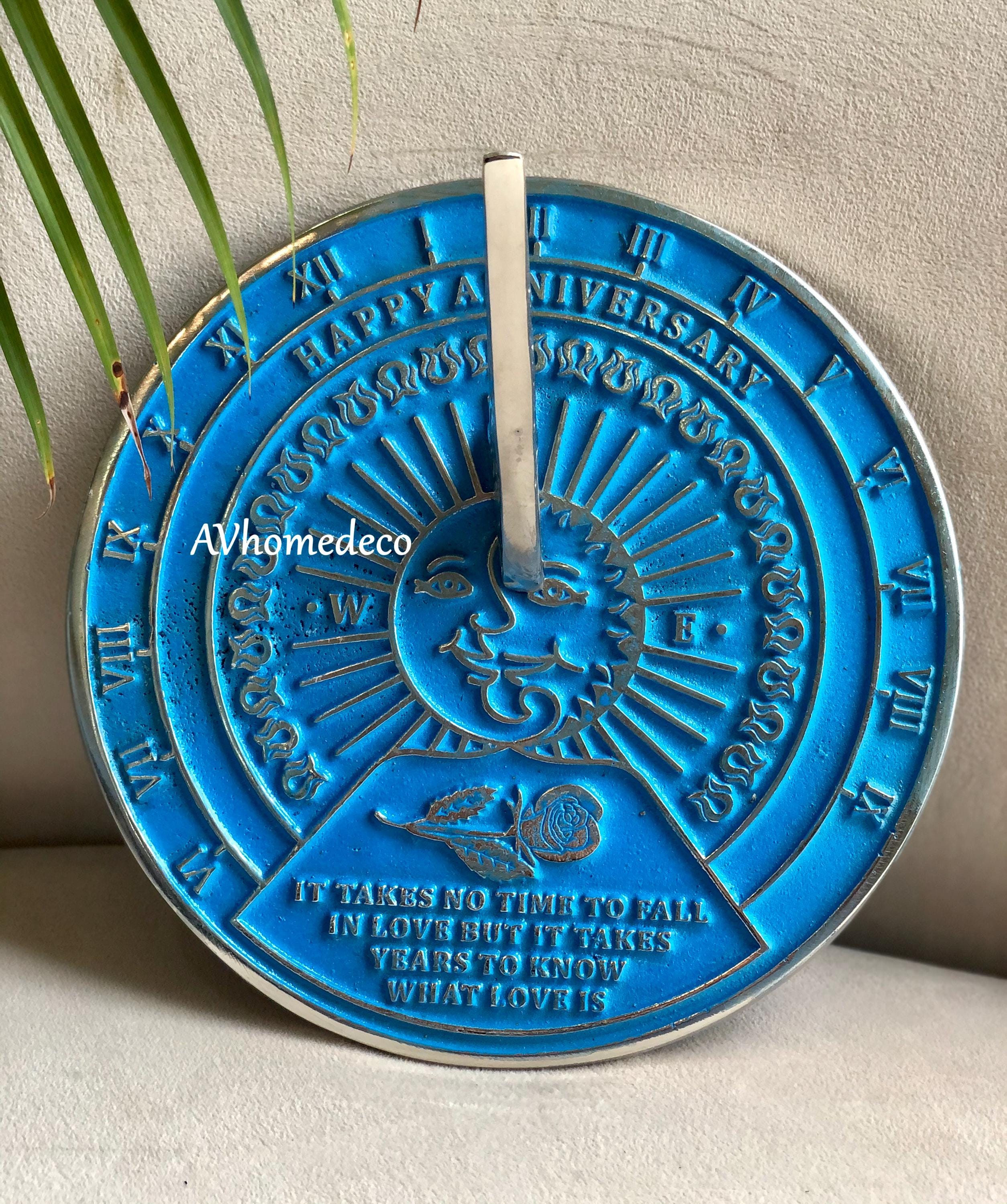 Classic Round Brass Garden Sundial view 8