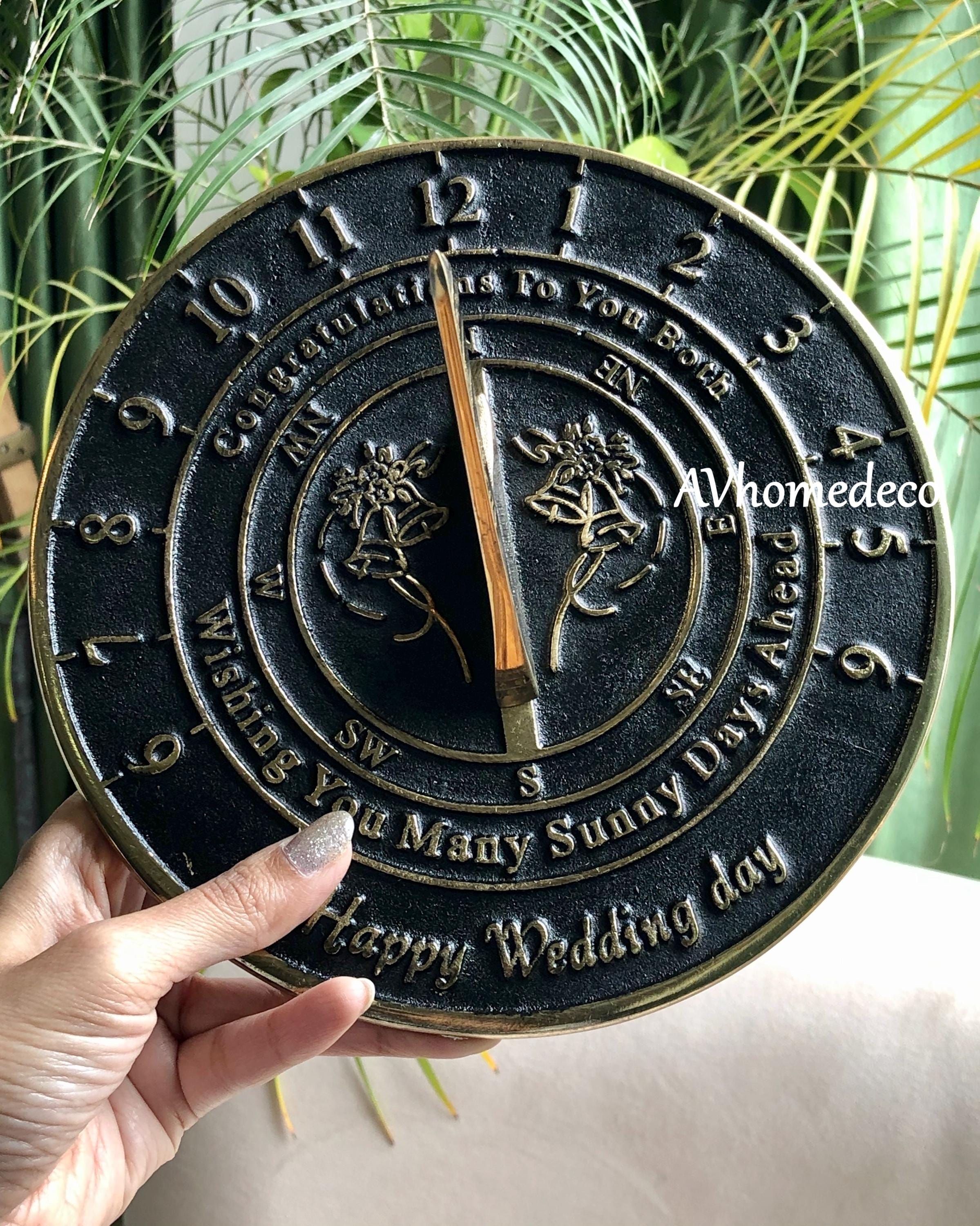 Decorative Brass Garden Sundial view 3