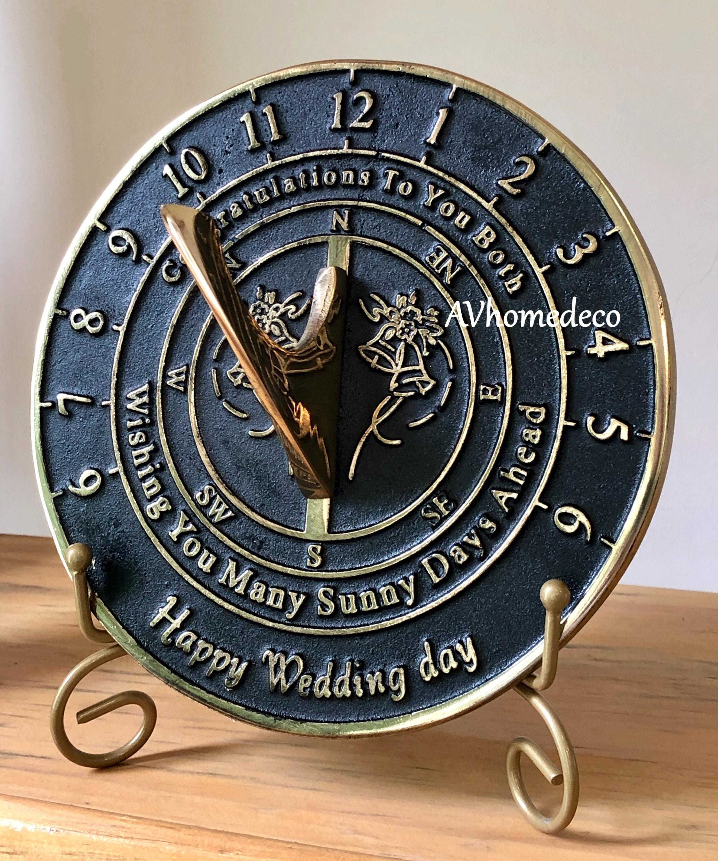 Decorative Brass Garden Sundial view 4