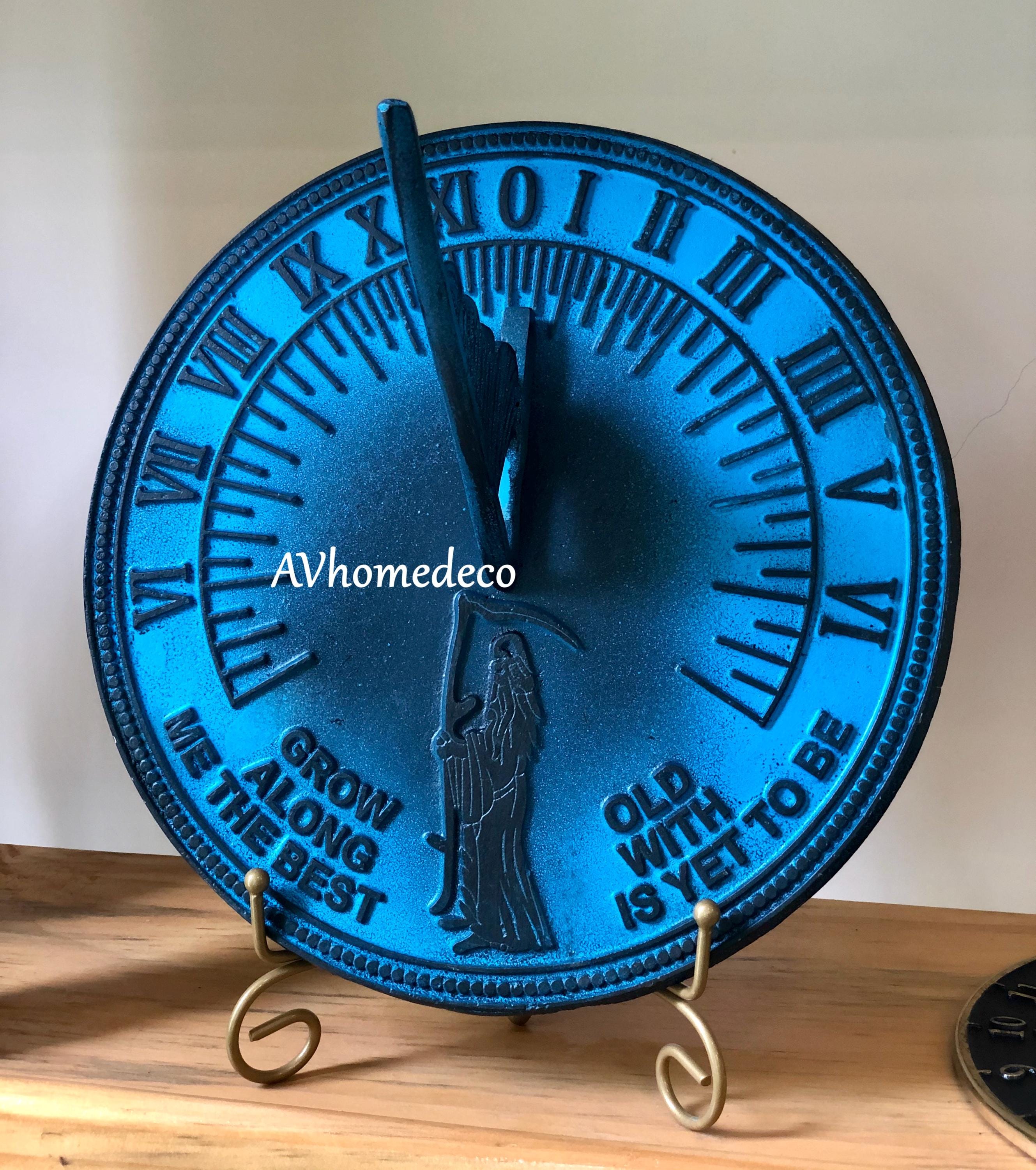 Father Time Brass Garden Sundial view 3