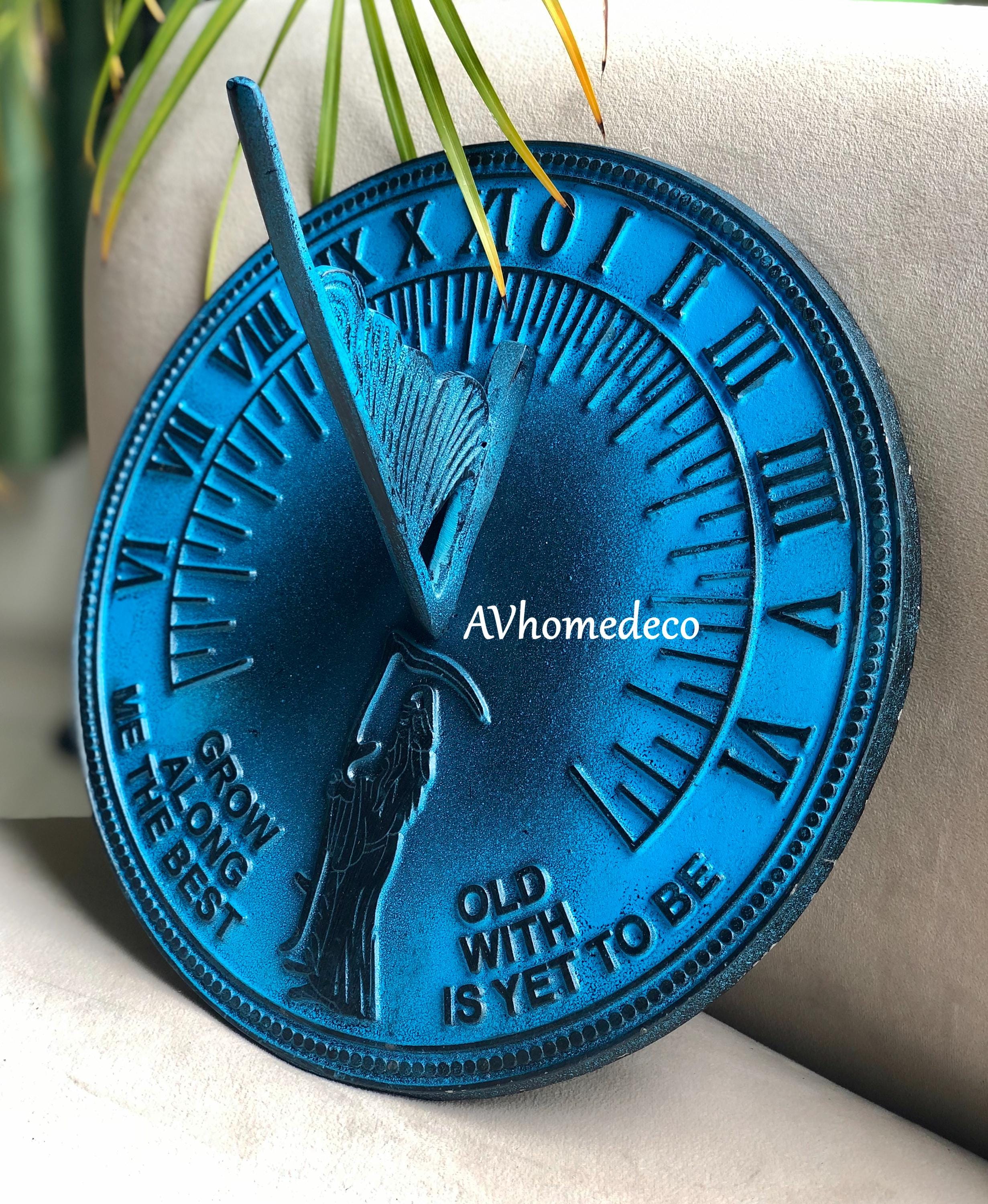 Father Time Brass Garden Sundial view 6