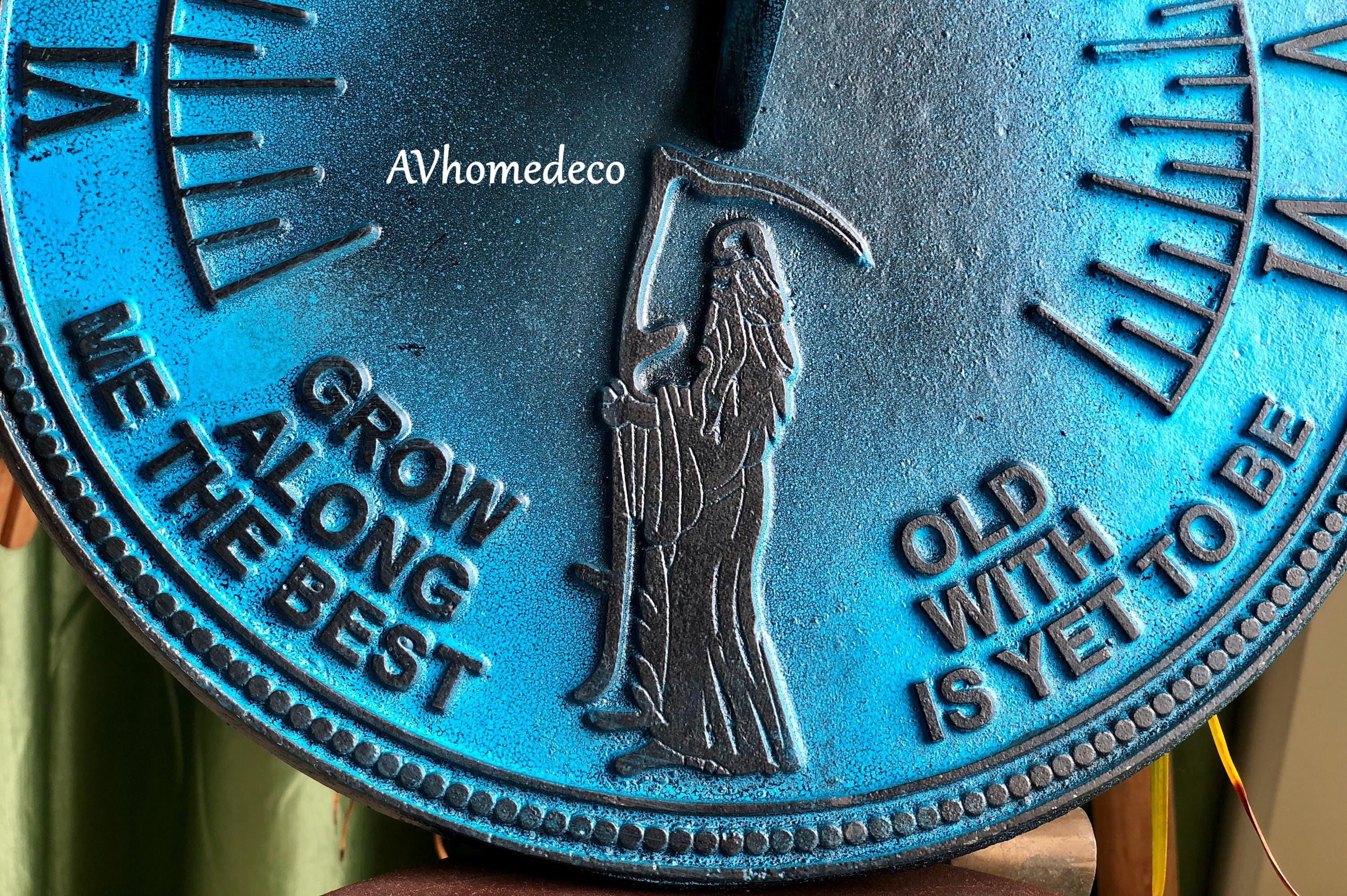 Father Time Brass Garden Sundial view 8