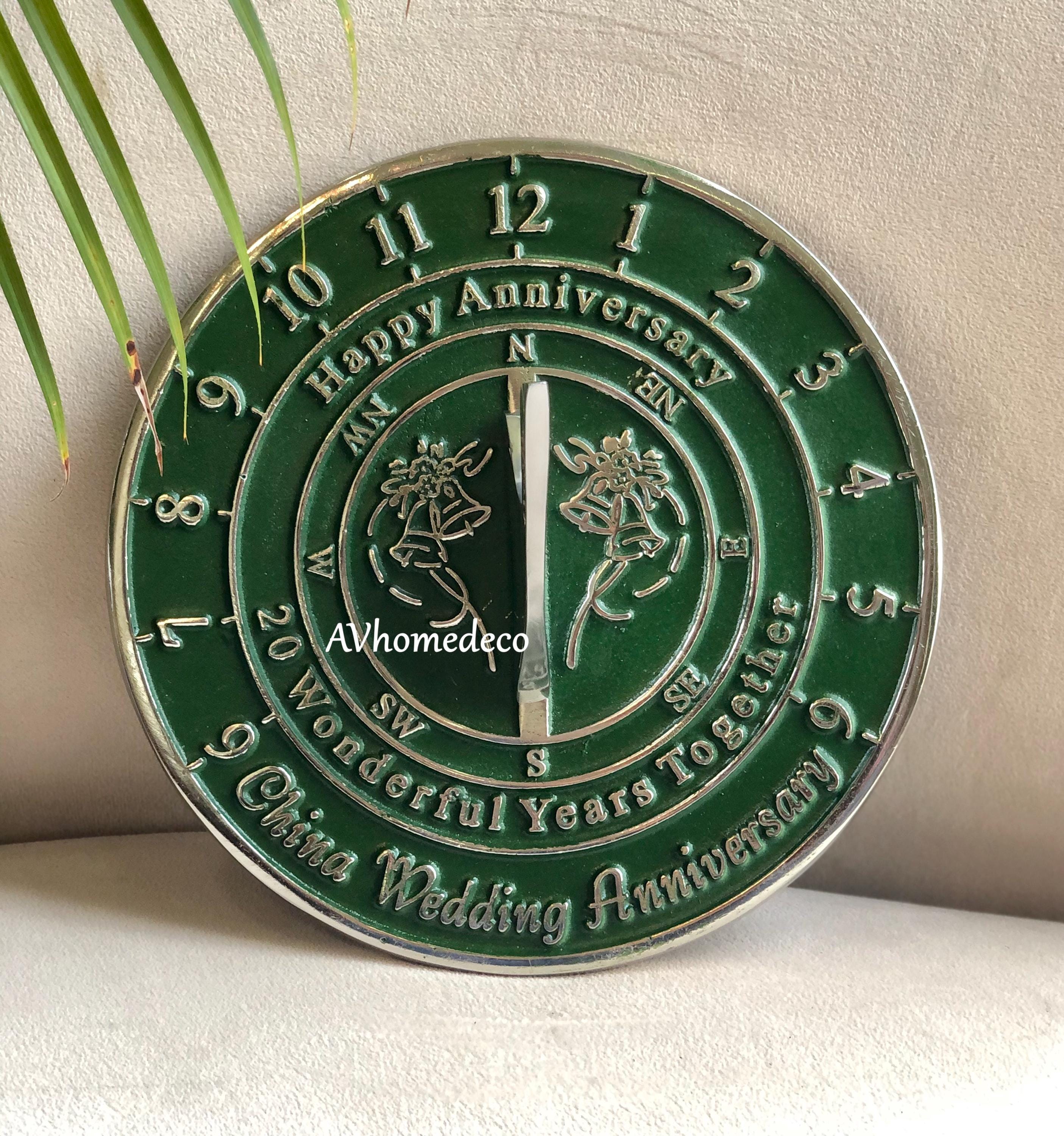 Anniversary Brass Garden Sundial view 2