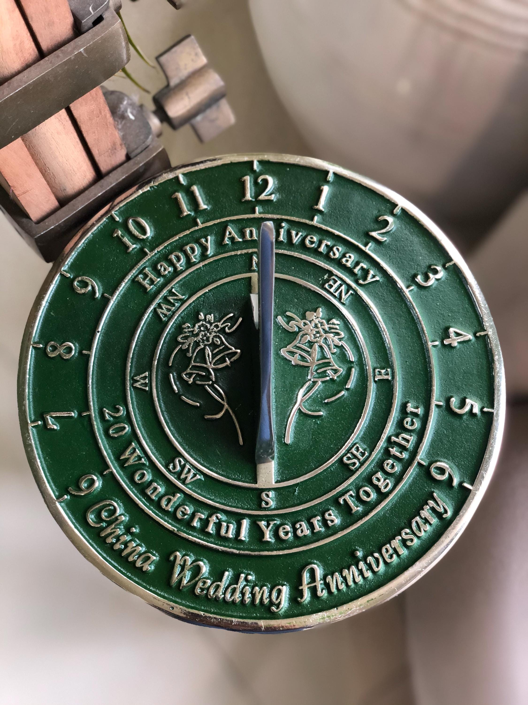 Anniversary Brass Garden Sundial view 7