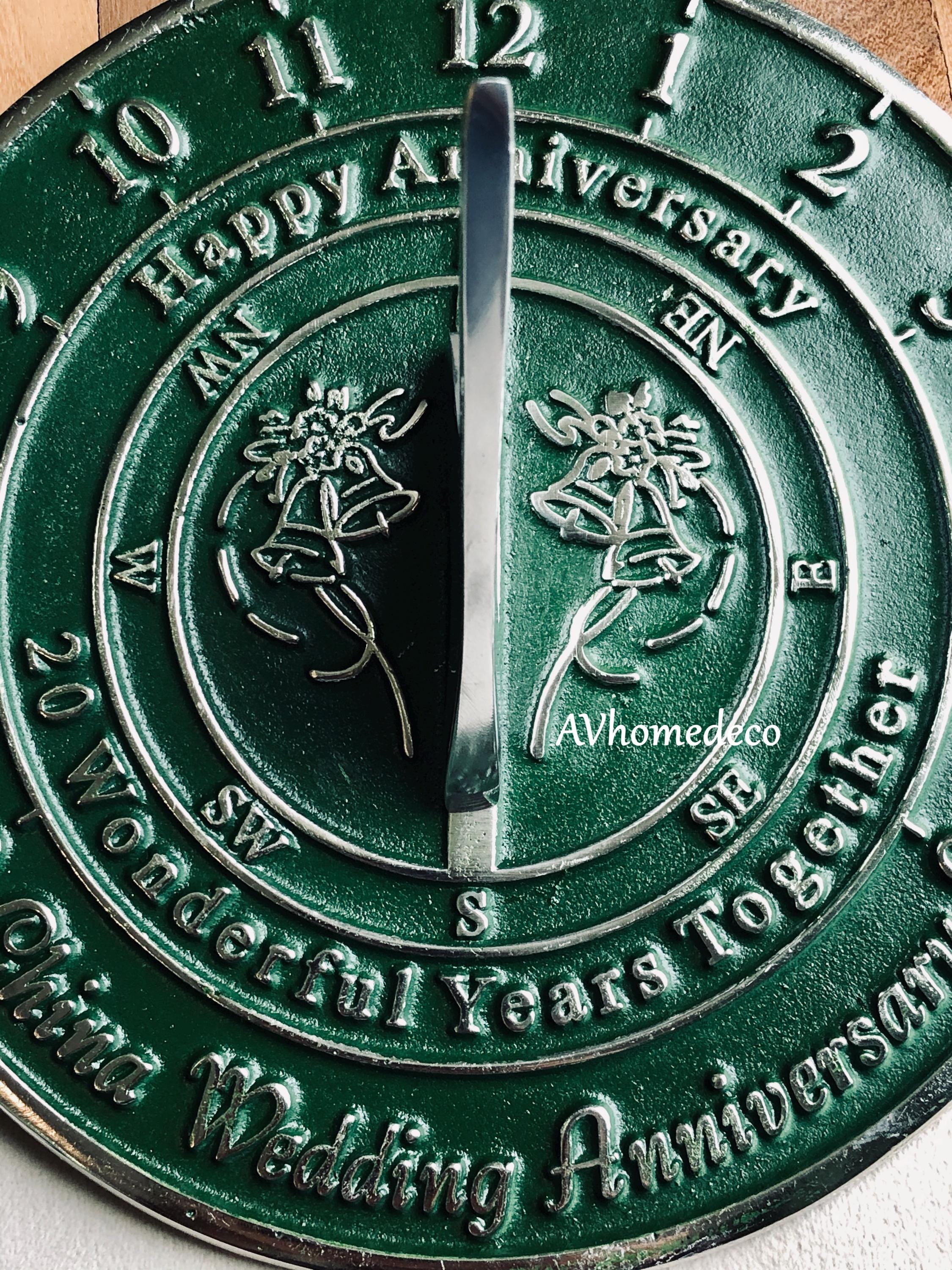 Anniversary Brass Garden Sundial view 8