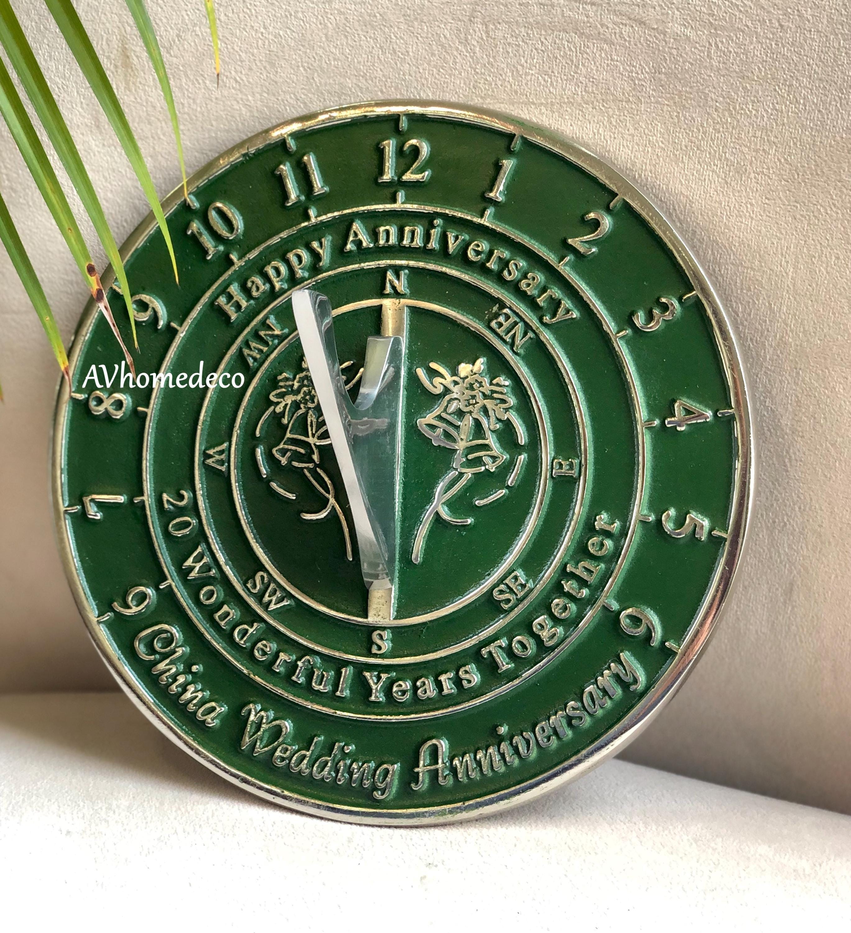 Anniversary Brass Garden Sundial view 10