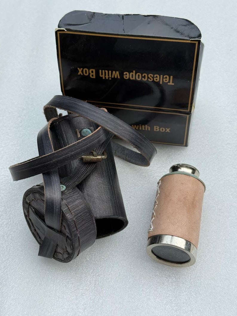 Brass Spyglass Telescope 6" for Kids view 4