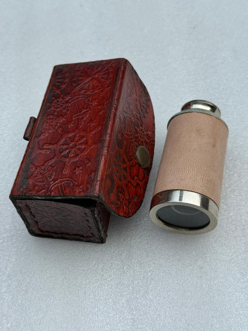Brass Spyglass Telescope 6" for Kids view 5