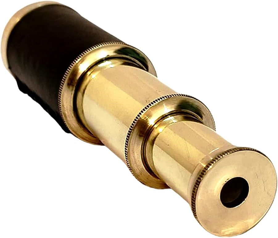 Brass Spyglass Telescope 6" for Kids view 2