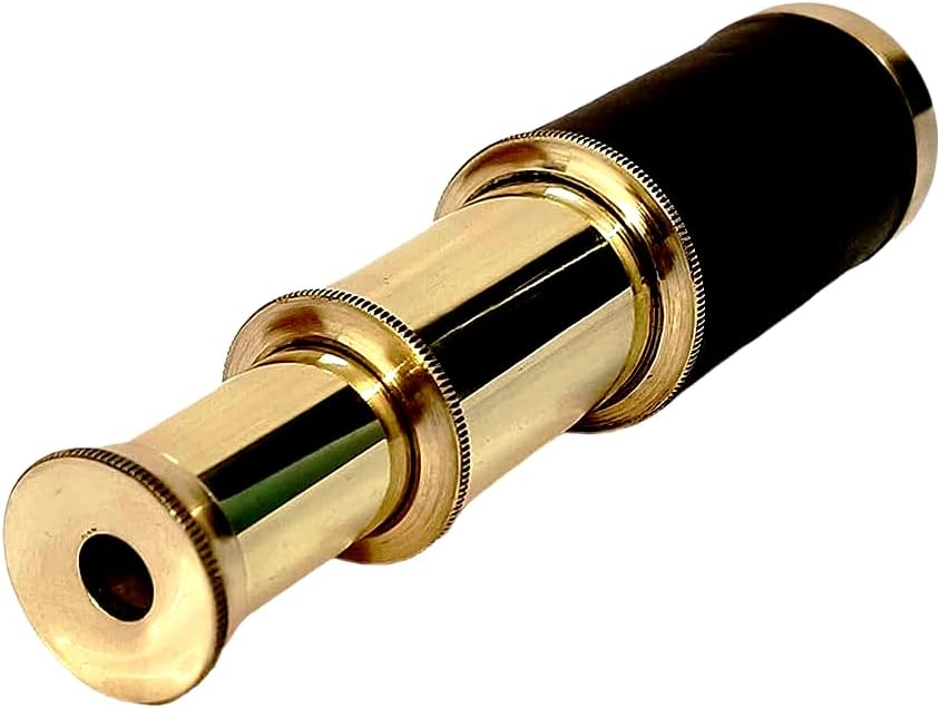 Brass Spyglass Telescope 6" for Kids view 4