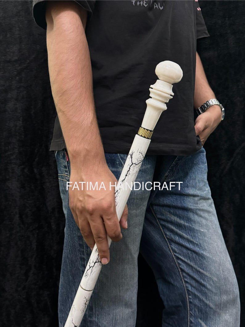 Crystal Wizard Knob Walking Cane view 3