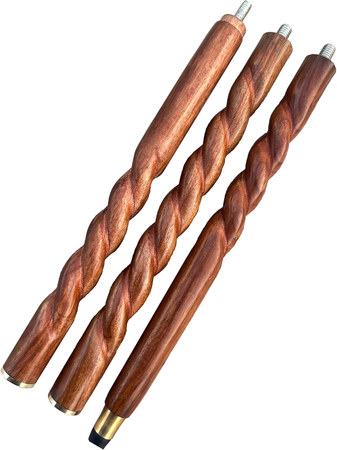 Viking Axe Antique Handle Red Wood Walking Stick view 5
