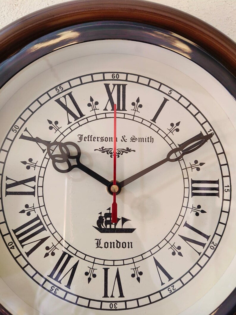 Roman Numeral Vintage Wall Clock view 2