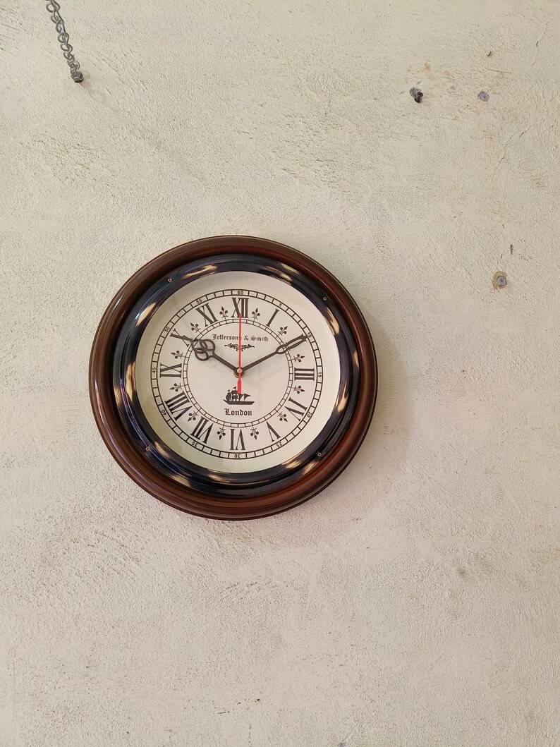 Roman Numeral Vintage Wall Clock view 7