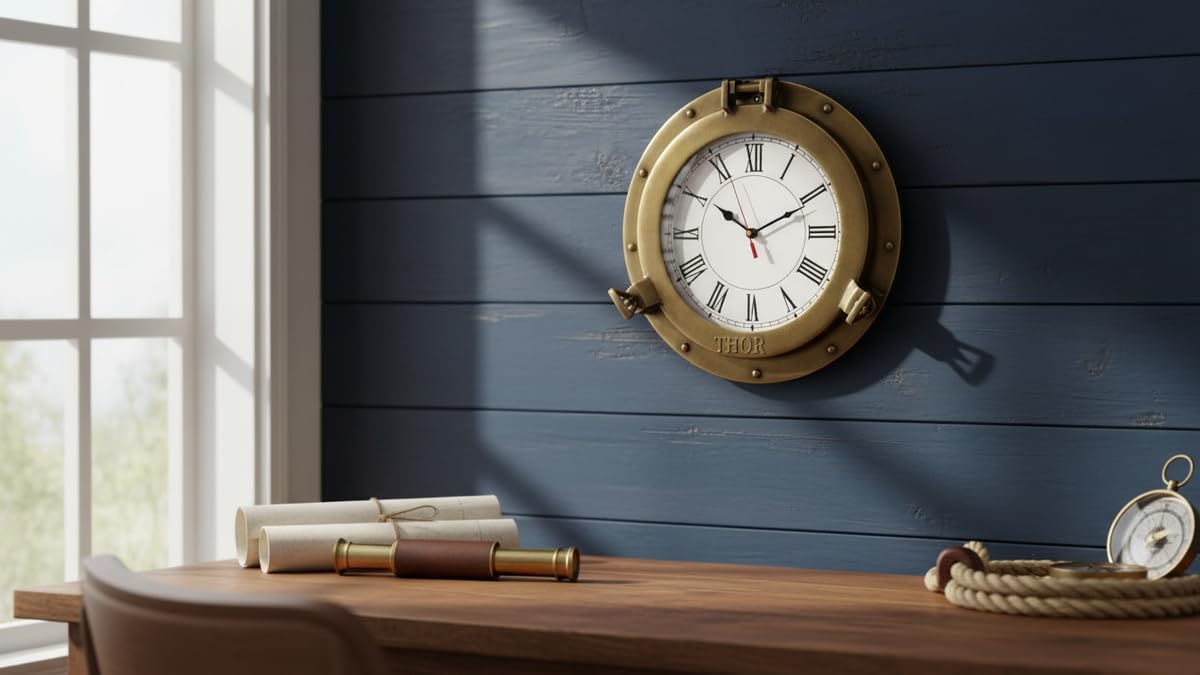 Analogue Porthole Wall Clock view 2