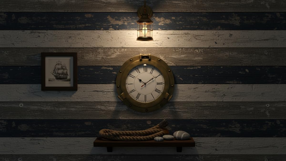 Analogue Porthole Wall Clock view 3