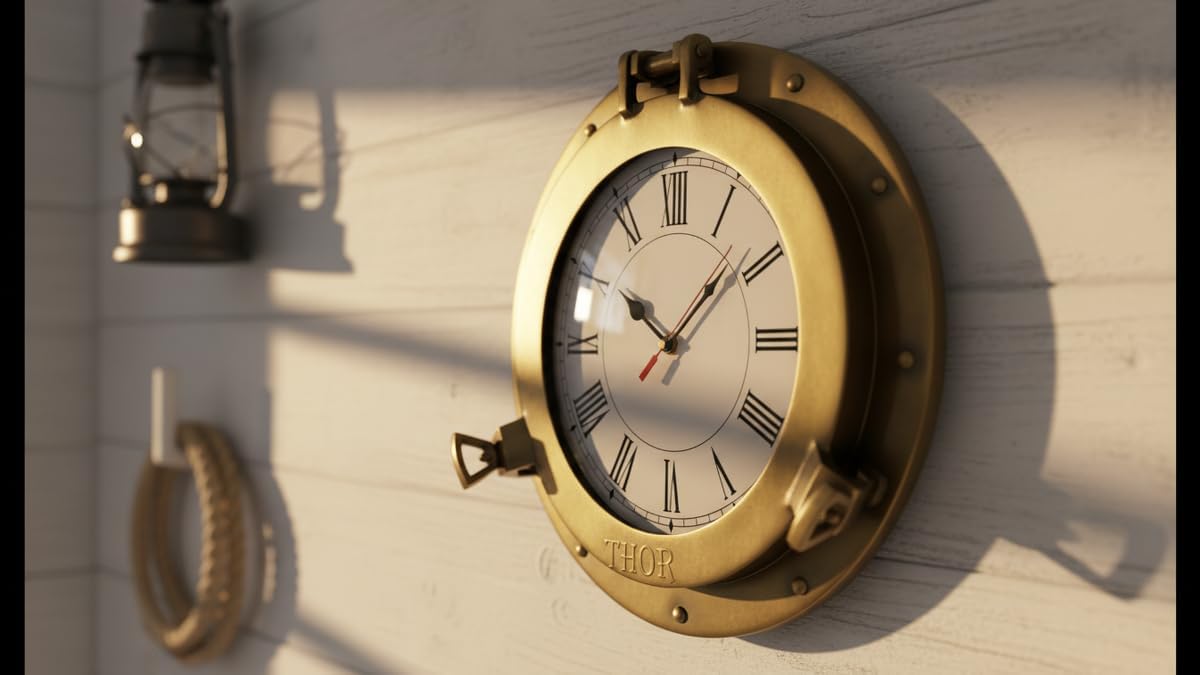 Analogue Porthole Wall Clock view 4