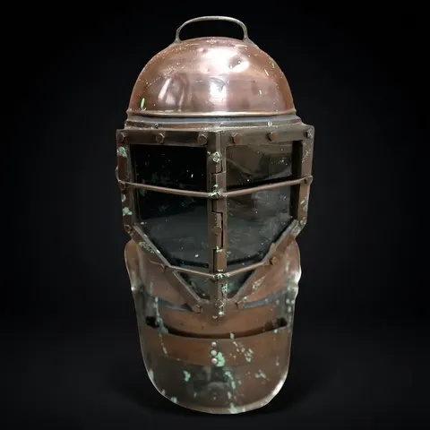 Deep Sea Diving Helmet with Rugged Antique Finish view 1