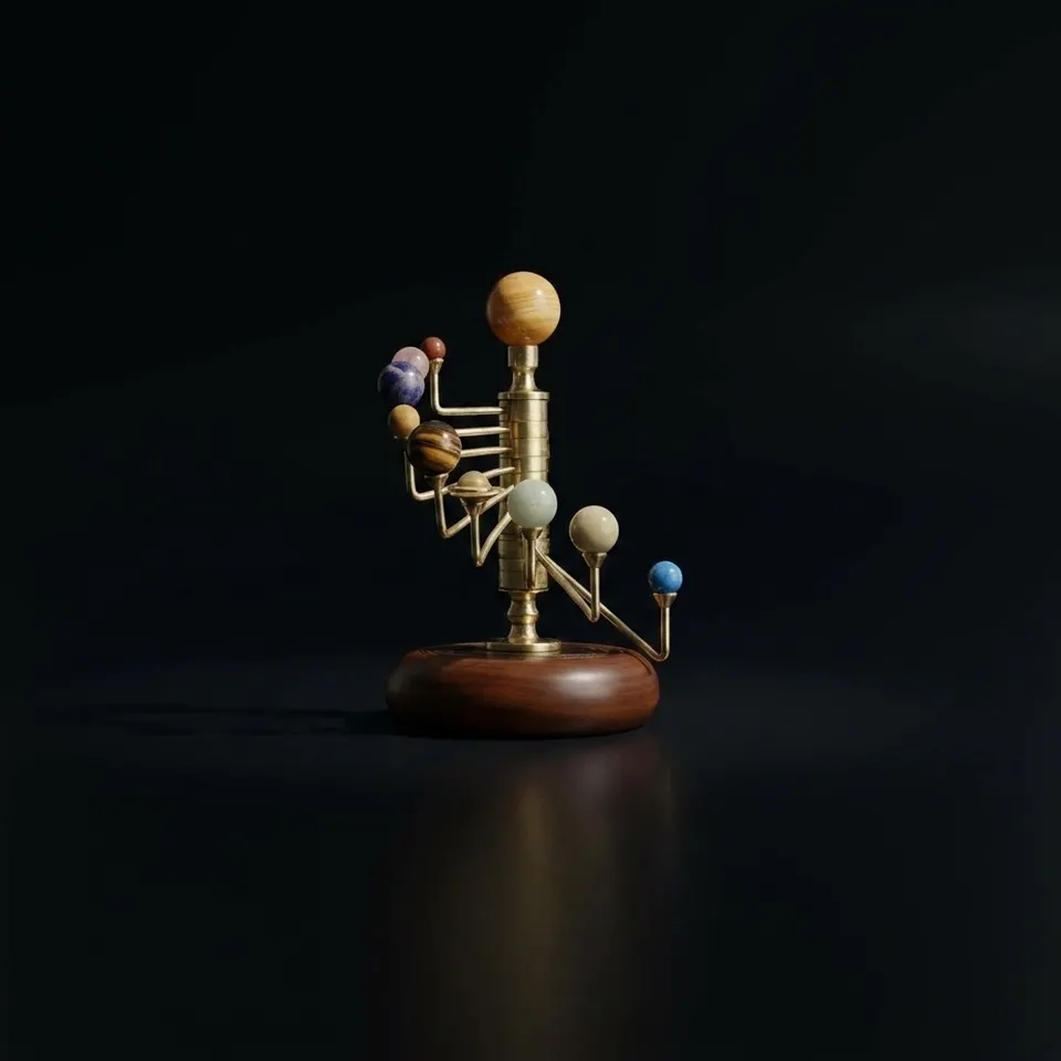 Vertical Solar System Model