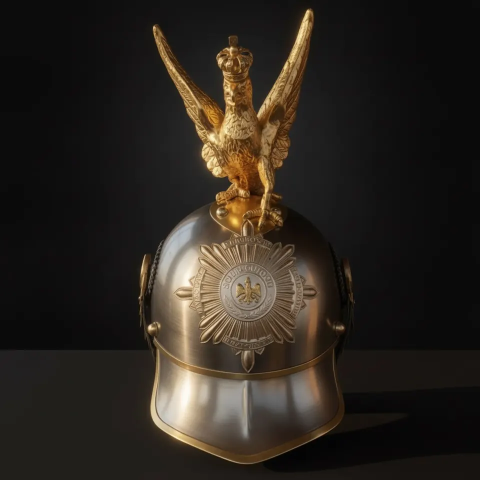 Imperial German Pickelhaube — Prussian Military Spiked