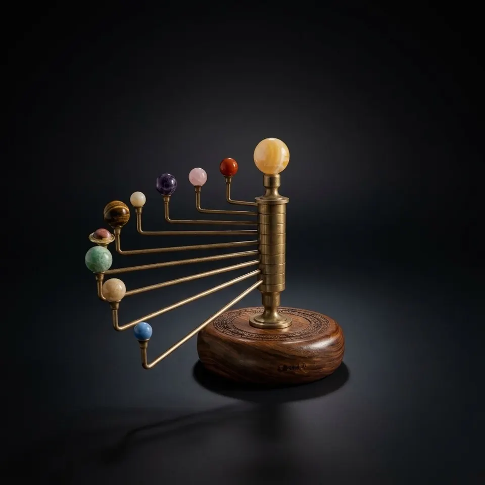 Vertical Solar System Model