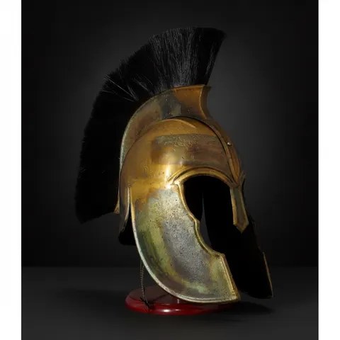 Troy Trojan Helmet — Greek Warrior Ancient view 1