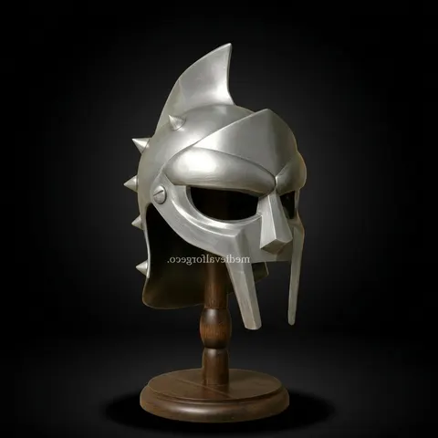 Fantasy Warrior Helmet with Spikes — Display Prop view 1