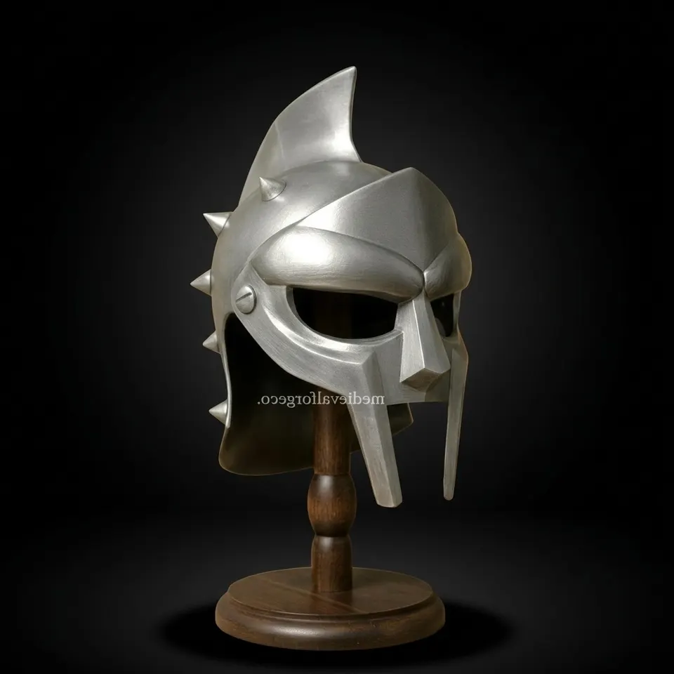 Fantasy Warrior Helmet with Spikes — Display Prop