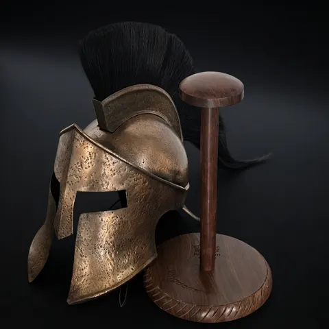 Trojan Warrior Helmet — Steel Greek Ancient Display view 1